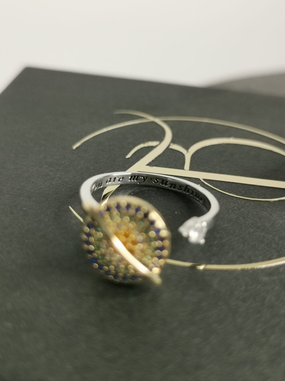 You Are My Sunshine Dynamic Ring