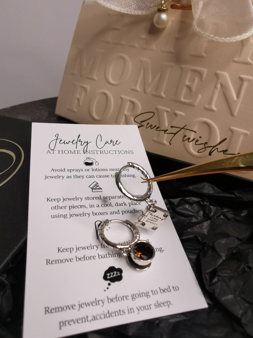 Earrings For book lovers and coffee dreamers