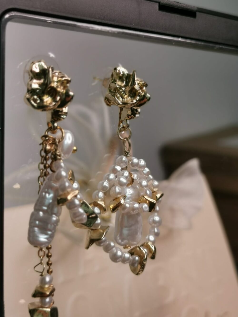 Pearl Elegance Duo Earrings